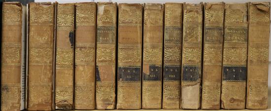 JOHNSON (Samuel), The Works, printed for W Baynes & Son, Paternoster Row et al, 1824, 12 vols, tan calf, 32mo